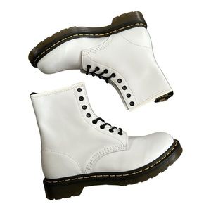 Dr. Martens Women's 1460 Softy T Boots White Size 8